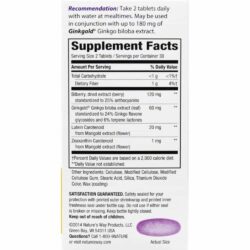 Viên uống sáng mắt Nature’s Way Ginkgold Eyes Lutein 20mg 60 viên 8 vien uong sang mat natures way ginkgold eyes lutein 20mg 60 vien kc