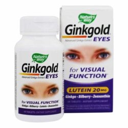 Viên uống sáng mắt Nature’s Way Ginkgold Eyes Lutein 20mg 60 viên 10 vien uong sang mat natures way ginkgold eyes lutein 20mg 60 vien ke
