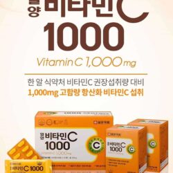 vien uong vitamin c han quoc 1000mg 200 vien kf