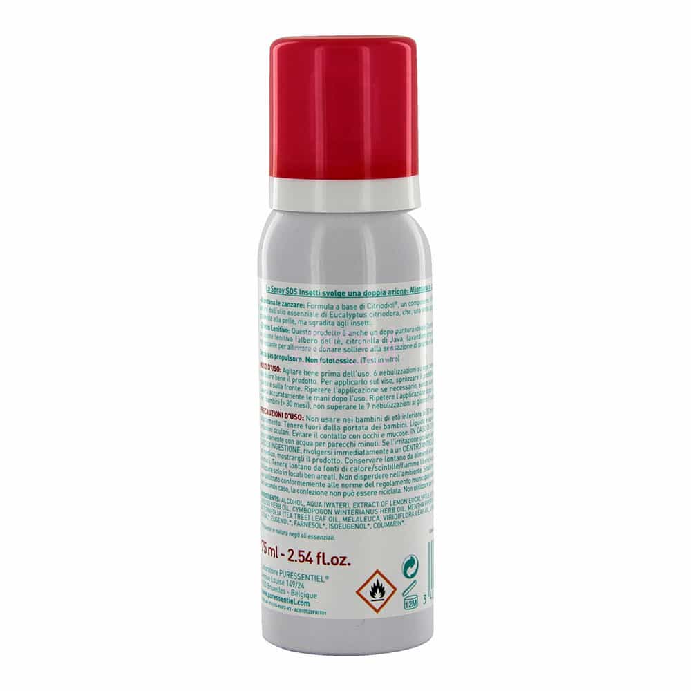 Xịt chống muỗi Puressentiel SOS Insetti Spray 200ml