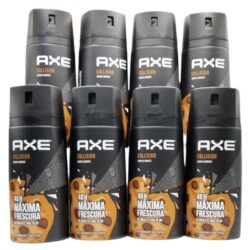Xịt khử mùi toàn thân cho nam AXE Collision 48H Fresh 150ml 4 xit khu mui toan than cho nam axe collision 48h fresh 150ml kna