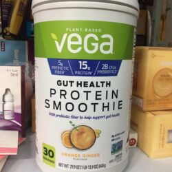 bot dam ho tro he tieu hoa vega gut health protein smoothie powder 848g vi cam gung ka