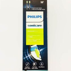 Đầu bàn chải thay thế Philips Sonicare W DiamondClean 2 cái (Black) 10 dau ban chai thay the philips sonicare diamondclean w 2 cai kna