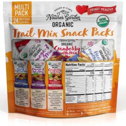 hat tong hop natures garden organic trail mix 816g 24 goi nho knwc