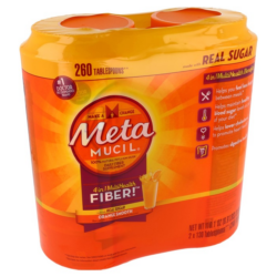 Bột cam bổ sung chất xơ Metamucil MultiHealth Fiber Real Sugar 260 liều lượng (3.12kg)