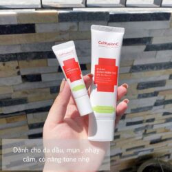 kem chong nang cho da dau va ba nhon cell fusion c clear sunscreen 100 spf48 50ml knb