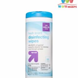 Khăn giấy ướt diệt khuẩn Up&Up Disinfecting Wipes Fresh Scent 35 tờ