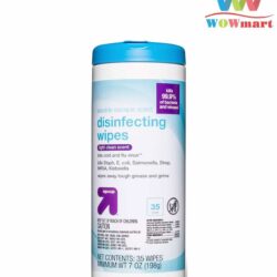 Khăn giấy ướt diệt khuẩn Up&Up Disinfecting Wipes Seaside Escape Scent 35 tờ