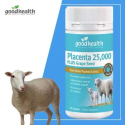 Nhau thai cừu Goodhealth Placenta 25000 Plus Grape Seed 60 viên 8 nhau thai cuu goodhealth placenta 25000 plus grape seed 60 vien ka