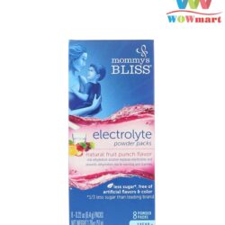 Nước điện giải cho trẻ từ 1 tuổi Mommy’s Bliss Electrolyte 8 gói (Vị trái cây)