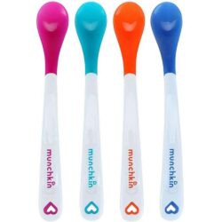 set 4 muong thia bao nong munchkin white hot infant spoons kb