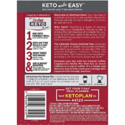 Sữa bột giảm cân SlimFast Keto Cream Coffee Cappuccino 377g 9 sua bot giam can slimfast keto cream coffee cappuccino 377g kb