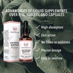 Tăng cường tiết sữa cho mẹ đang cho con bú Benevolent Lactation Support 60ml 12 tang cuong tiet sua cho me dang cho con bu benevolent lactation support 60ml ke