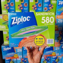 tui zip dung thuc pham banh mi sandwich ziploc 580 cai kb