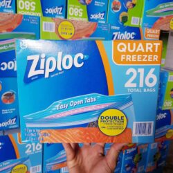 tui zip dung thuc pham lanh ziploc quart freezer 216 cai k