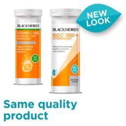 Viên sủi bổ sung C và kẽm Blackmores Vitamin C 1000, Echinacea + Zinc Effervescent 10 viên (Bio C 1000) 7 vien sui bo sung c va kem blackmores vitamin c 1000 echinacea zinc effervescent 10 vien knwb