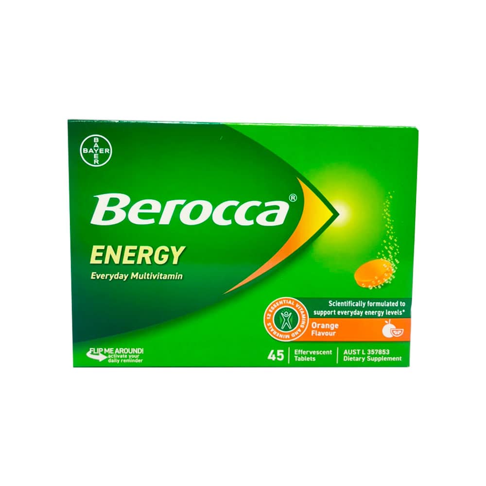 Viên sủi Berocca Energy Effervescent 45 viên (Orange)