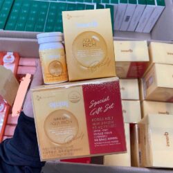 Viên uống cấp nước Collagen Innerb Aqua Rich Special Gift Set 84 viên 7 vien uong cap nuoc collagen innerb aqua rich special gift set 84 vien kb