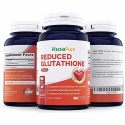 Viên uống chống oxy hóa NusaPure Reduced Glutathione 500mg 200 viên 9 vien uong chong oxy hoa nusapure reduced glutathione 500mg 200 vien kb