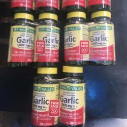 vien uong tinh dau toi spring valley garlic 1000mg 100 vien kc 1