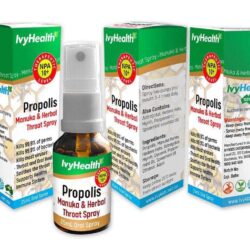 Xịt keo ong Ivy Health Propolis Manuka & Herbal 25ml 4 xit keo ong ivy health propolis manuka herbal 25ml kb