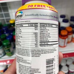 Vitamin dành cho phụ nữ trên 50 tuổi Centrum Silver Women 50+ 220 viên 7 Vitamin danh cho phu nu tren 50 tuoi Centrum Silver Women 50 220 vien 3