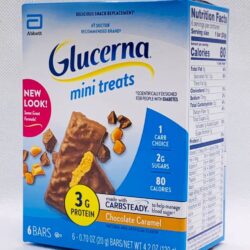 Bánh kiêng đường Glucerna Mini Treats Chocolate Caramel 6 thanh 14 banh kieng duong glucerna mini treats chocolate caramel 6 bich knf