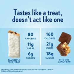 banh kieng duong glucerna mini treats oatmeal raisin 6 bich kna