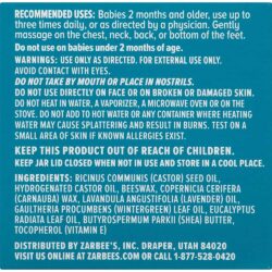 Dầu ấm ngực Zarbee’s Soothing Chest Rub 42g 8 dau am nguc zarbees soothing chest rub 42g kc