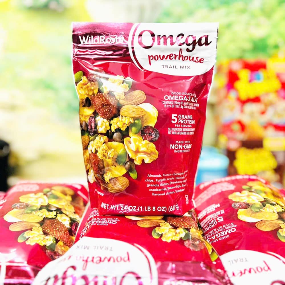 Hạt sấy khô tổng hợp Wildroots Omega Powerhouse Trail Mix 680g 2 Hạt sấy khô tổng hợp Wildroots Omega Powerhouse Trail Mix 680g - Ảnh 2