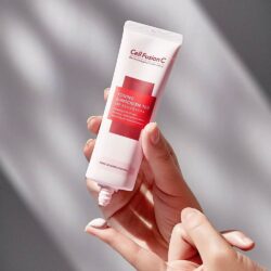 kem chong nang lam sang da cell fusion c toning sunscreen spf50 10ml hong knd