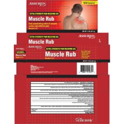 Kem xoa bóp giảm đau Assured Muscle Rub 42.5g 5 kem xoa bop giam dau assured muscle rub 42 5g kz