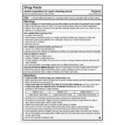 keo cai thuoc nicorette gum fruit chill 4mg 100 vien 211125 kc