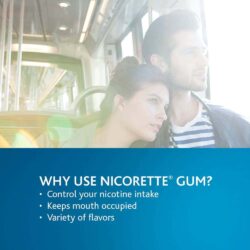 Kẹo cai thuốc Nicorette Gum Fruit Chill 4mg 100 viên 11 keo cai thuoc nicorette gum fruit chill 4mg 100 vien kc