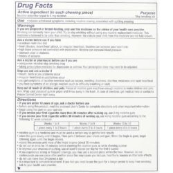 Kẹo cai thuốc Nicorette Gum White Ice Mint 4mg 100 viên 5 keo cai thuoc nicorette gum white ice mint 4mg 100 vien kb