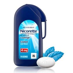 keo ngam cai thuoc la nicorette lozenge ice mint 4mg 120 vien ko