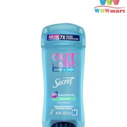 Lăn khử mùi Secret Outlast Unscented Clear Gel 73g