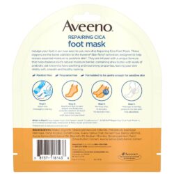 Mặt nạ dưỡng da bàn chân Aveeno Repairing Cica Foot Mask 1 đôi 6 mat na duong da ban chan aveeno repairing cica foot mask 1 doi kg
