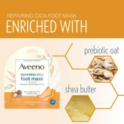 Mặt nạ dưỡng da bàn chân Aveeno Repairing Cica Foot Mask 1 đôi 7 mat na duong da ban chan aveeno repairing cica foot mask 1 doi kk