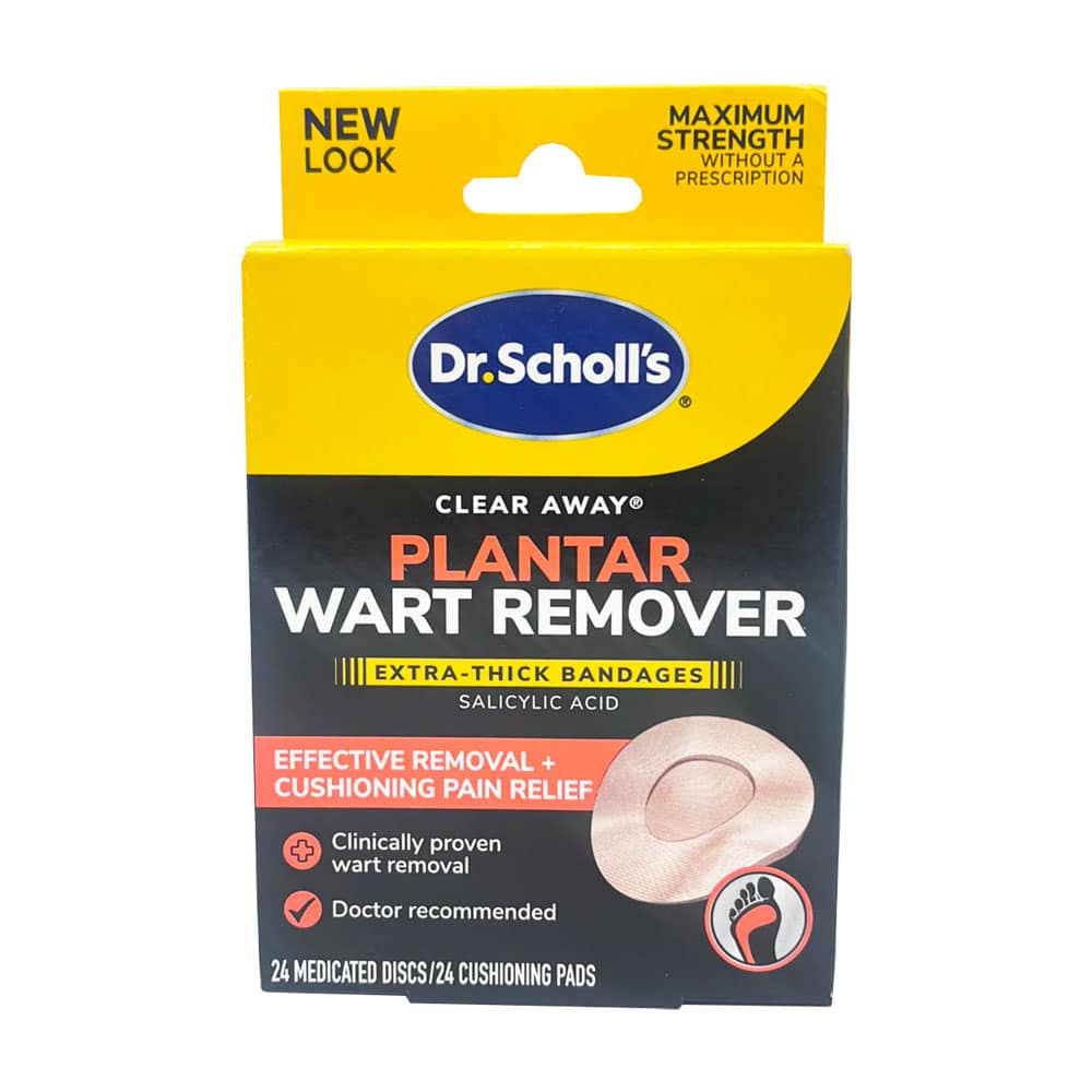 Miếng dán loại bỏ mụn cóc Dr. Scholl’s Clear Away Plantar Wart Remover 24 miếng