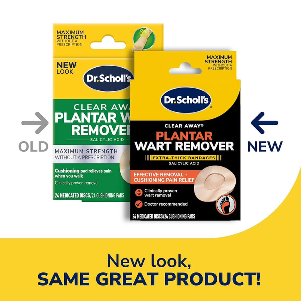 Miếng dán loại bỏ mụn cóc Dr. Scholl’s Clear Away Plantar Wart Remover 24 miếng - Ảnh 6