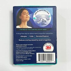 mieng dan thong mui chong ngay breathe right extra clear transparent 26 mieng xanh la 220424 kc