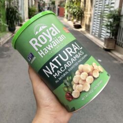 Nhân hạt Macca Royal Hawaiian Natural Macadamias 425g 6 nhan hat macca royal hawaiian natural macadamias 425g kb