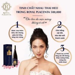 Nước uống nhau thai đẹp da Royal Placenta 500,000mg 720ml (Mẫu mới) 13 nuoc uong nhau thai dep da royal placenta 500000mg 720ml kd