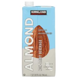 Sữa hạnh nhân Organic không đường Kirkland Signature Almond 946ml Thùng 12 hộp 9 sua hanh nhan organic khong duong kirkland signature almond 946ml kb