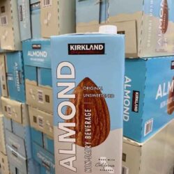 Sữa hạnh nhân Organic không đường Kirkland Signature Almond 946ml Thùng 12 hộp 10 sua hanh nhan organic khong duong kirkland signature almond 946ml kc