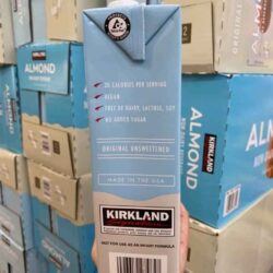 Sữa hạnh nhân Organic không đường Kirkland Signature Almond 946ml Thùng 12 hộp 11 sua hanh nhan organic khong duong kirkland signature almond 946ml kd