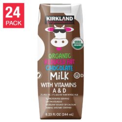 Sữa socola ít béo Kirkland Signature Organic Reduced Fat Chocolate Milk 244ml x 24 hộp 5 sua socola it beo kirkland signature organic reduced fat chocolate milk 244ml x 24 hop ka