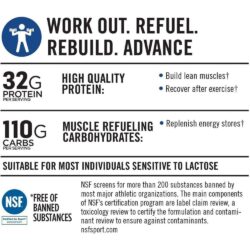 sua tang co muscle milk gainer protein powder vanilla 810g ka