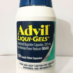 Viên giảm đau hạ sốt Advil Liqui-Gels 200mg 120 Liquid Capsules (Hộp lẻ) 3 vien giam dau sot advil liqui gels 200mg 120 softgels khong hop 050924 ka